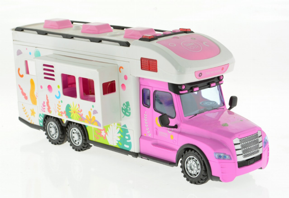 2.4G Pink Rv With Lights, Sound And Accessories