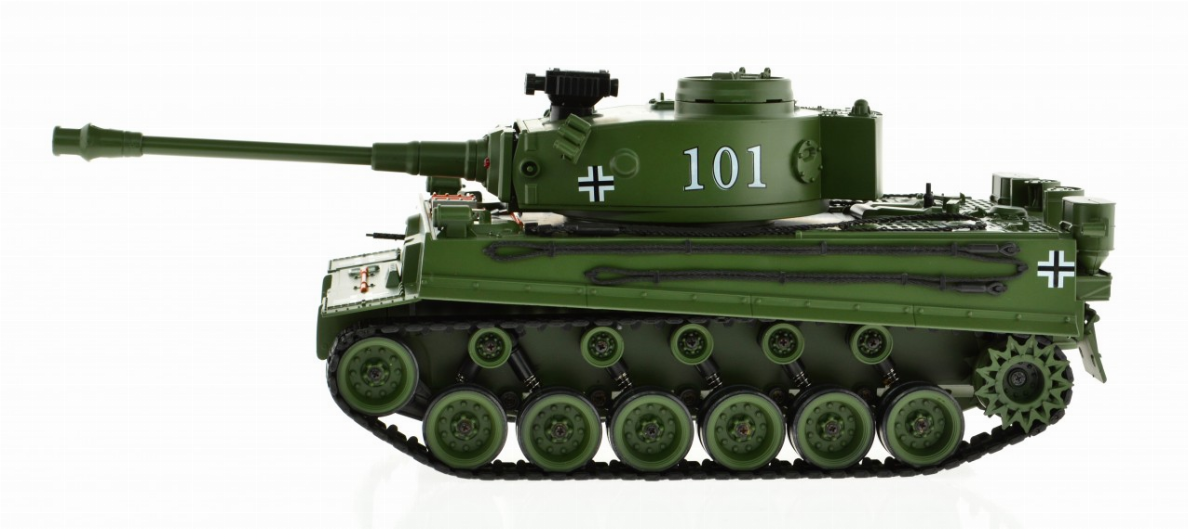 1:18 Scale Tiger Green With Airsoft Cannon