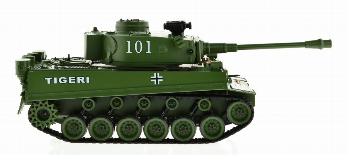 1:18 Scale Tiger Green With Airsoft Cannon