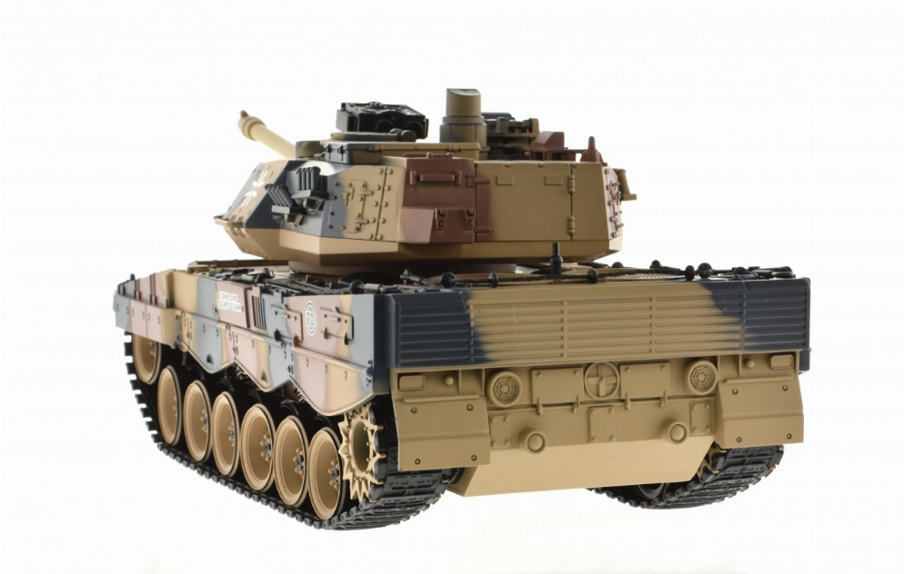 1:18 Scale German Leopard Ii Dark Camo With Airsoft Cannon