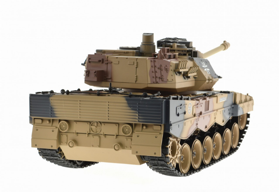 1:18 Scale German Leopard Ii Dark Camo With Airsoft Cannon