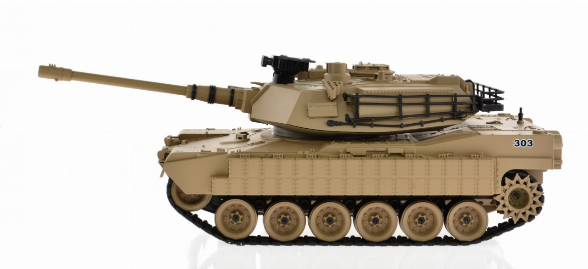 1:18 Scale M1A2 Abrams With Airsoft Cannon