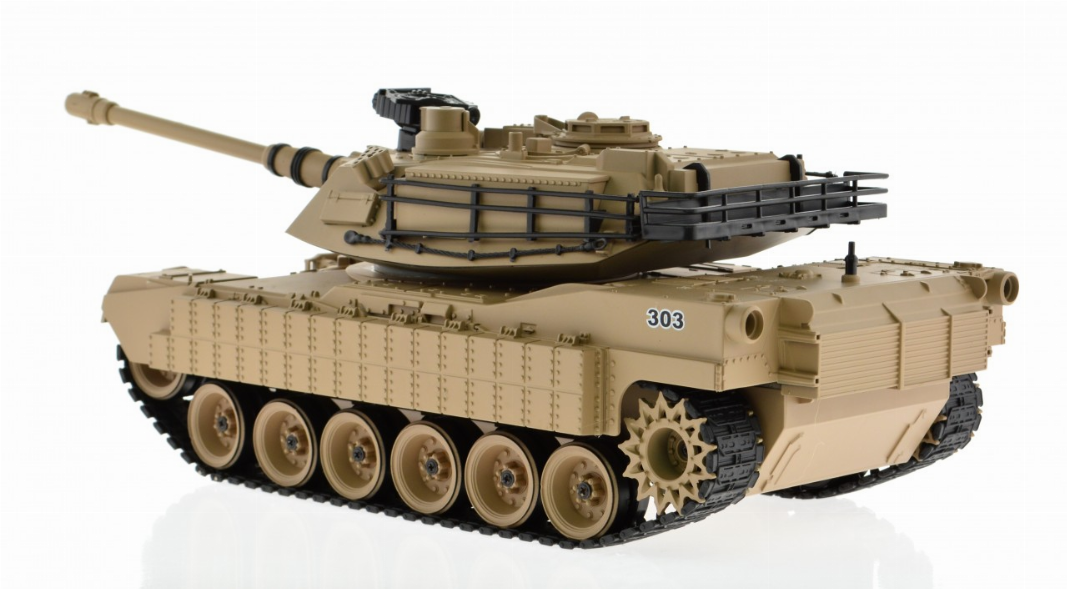 1:18 Scale M1A2 Abrams With Airsoft Cannon