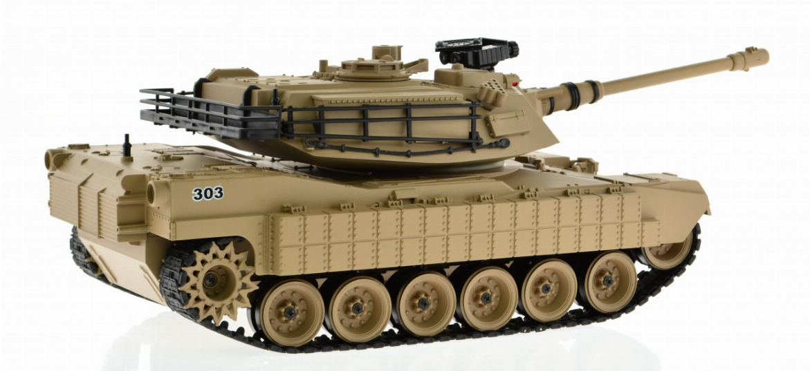1:18 Scale M1A2 Abrams With Airsoft Cannon