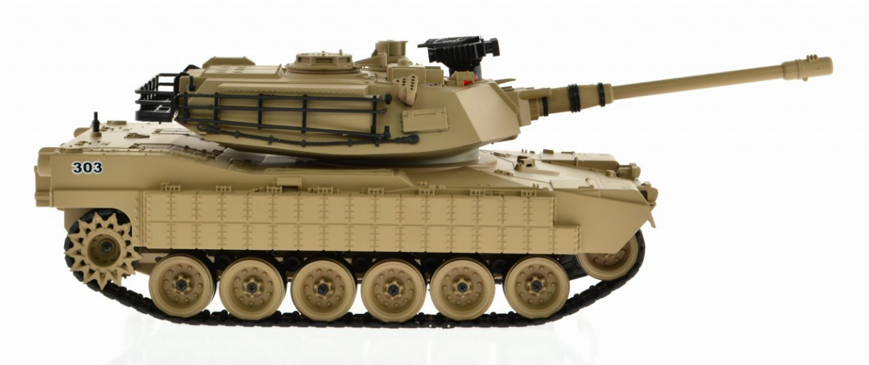 1:18 Scale M1A2 Abrams With Airsoft Cannon