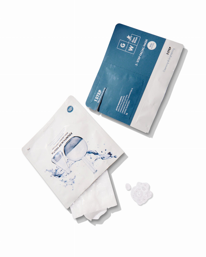 Two-Step Facial Mask with Peptides & Hyaluronic Acid (Pack of 5)