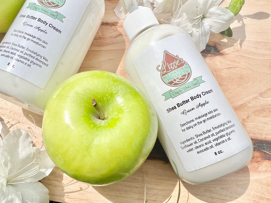Shea Butter Body Cream - Green Apple