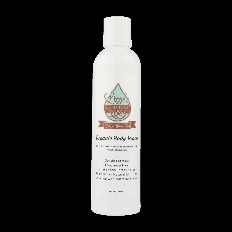 Organic Unscented Body Wash (for eczema and sensitive skin)