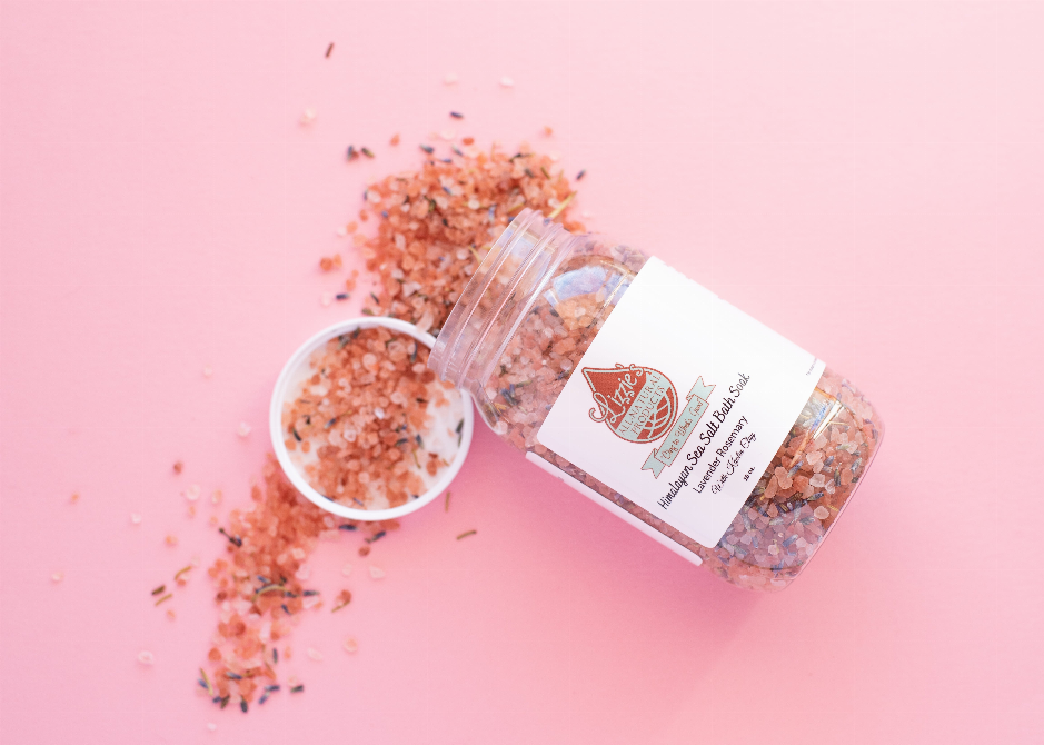 Himalayan Sea Salt Bath Soak - Lavender Rosemary