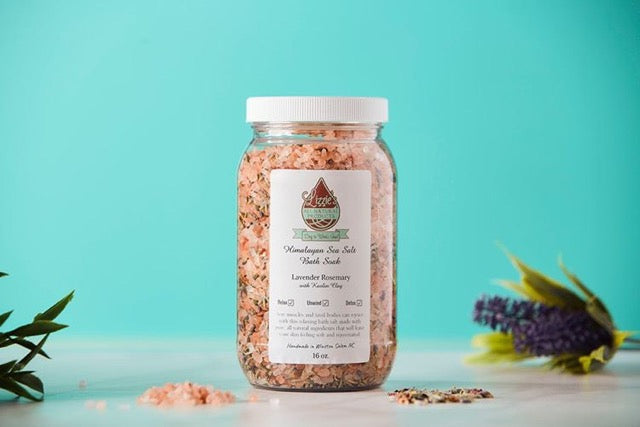 Himalayan Sea Salt Bath Soak - Lavender Rosemary