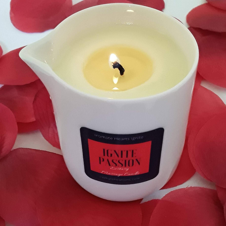 Anniversary Gift For Her, Luxurious Spa Massage Candle Gift Set