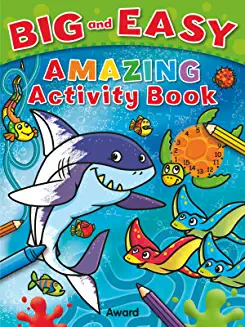 Big & Easy AMAZING ACTIVITY Book Coloring, Dot To Dot, Mazes, Puzzles & more (Age (Age 4+)