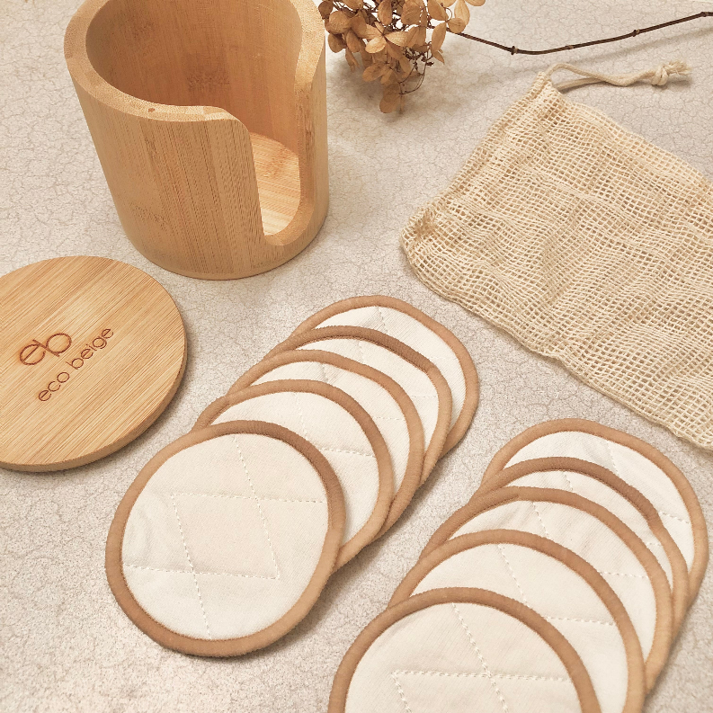 Reusable Facial Rounds With Bamboo Case