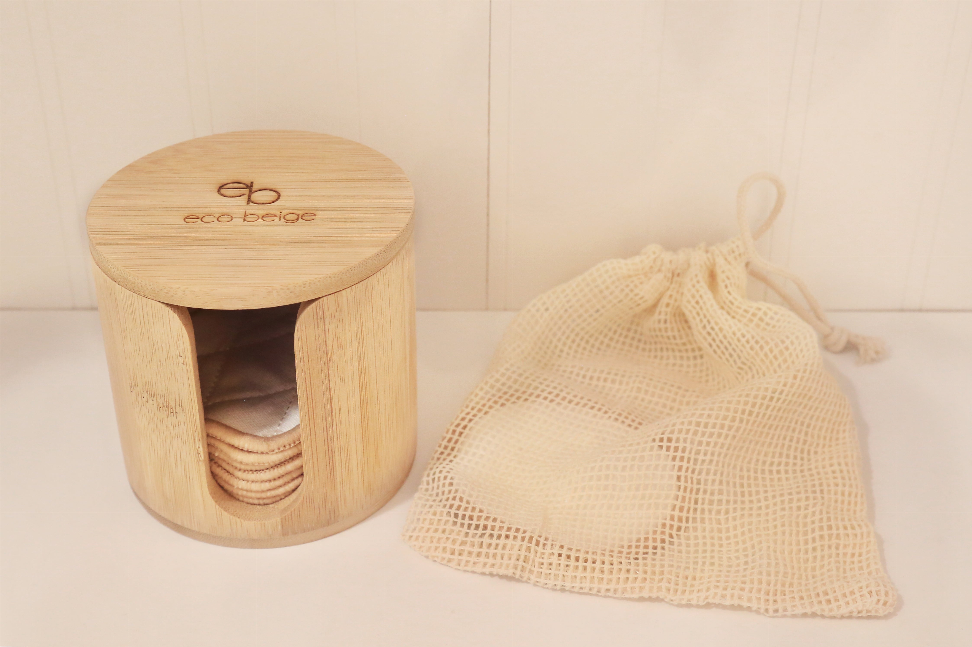Reusable Facial Rounds With Bamboo Case