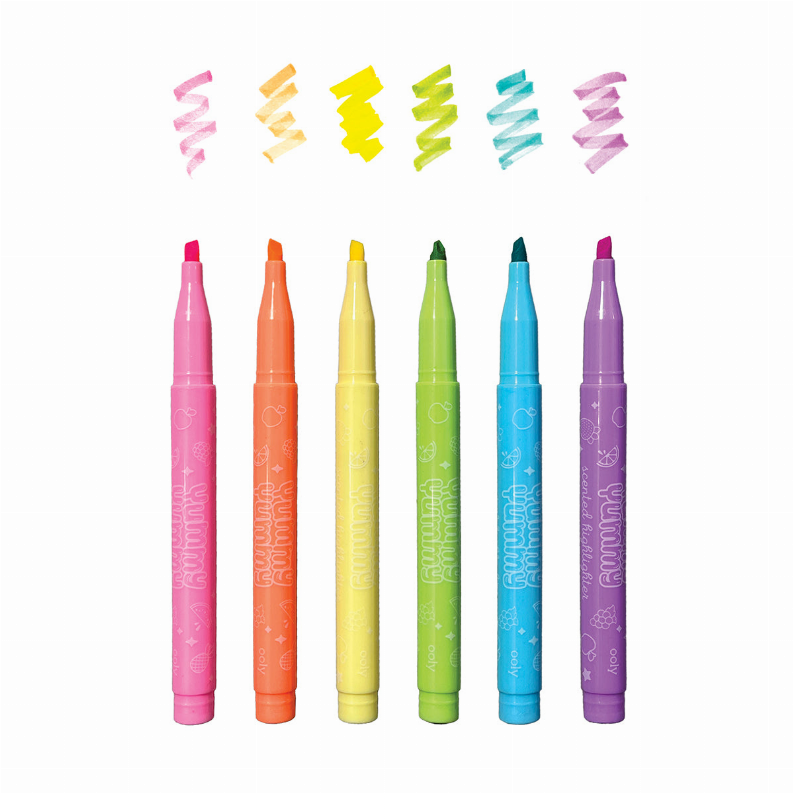 Yummy Yummy Scented Highlighters - Set of 6