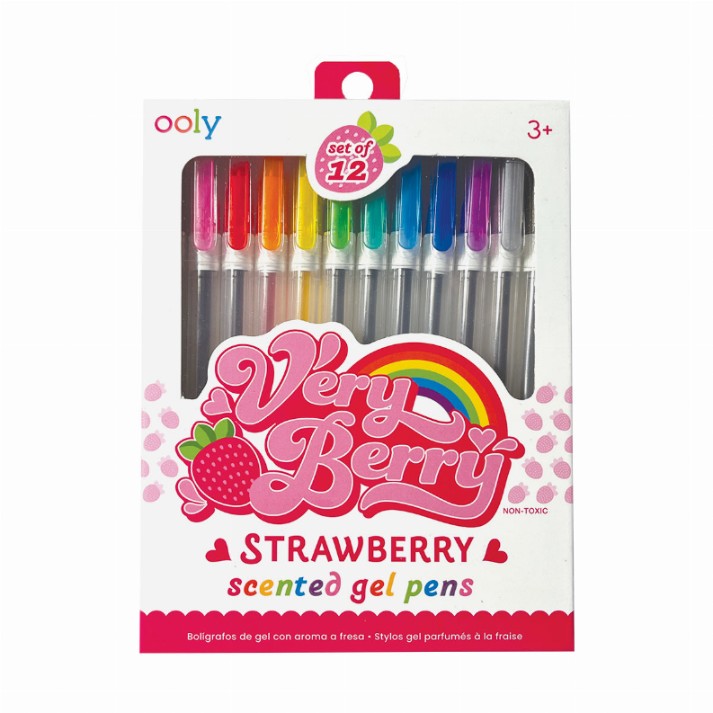 Very Berry Scented Gel Pens - Set of 12