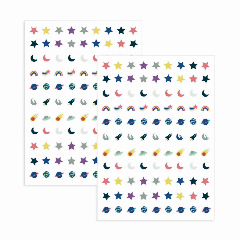 Luna Nail Sticker - 2 sheets
