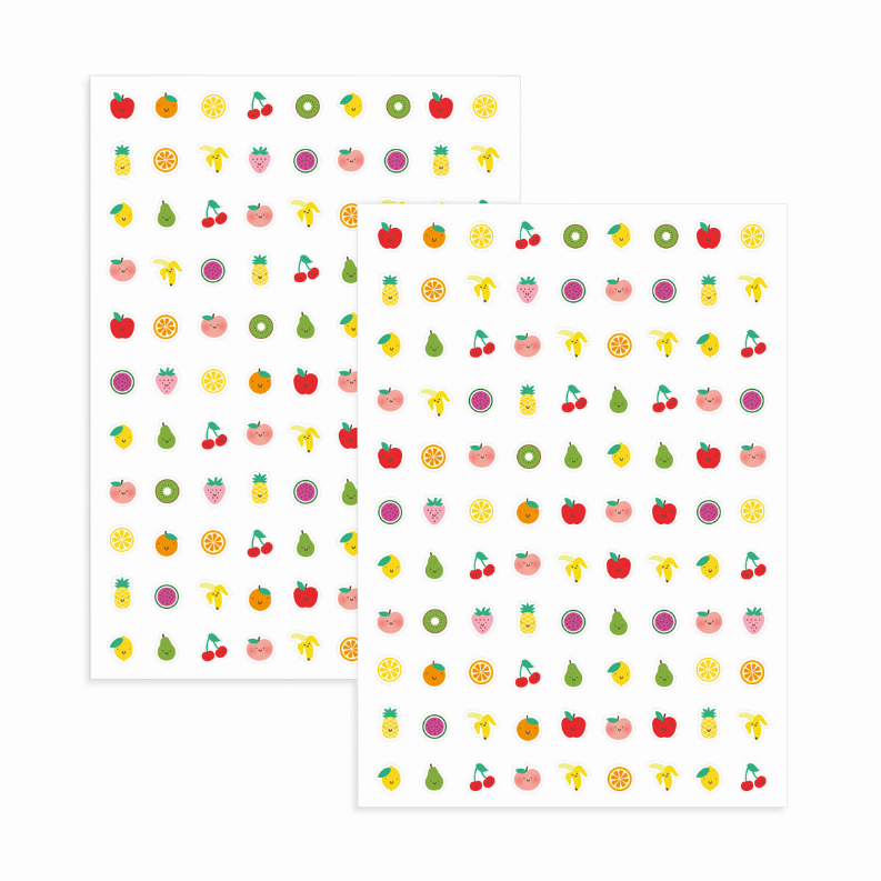 Clementine Nail Sticker - 2 sheets