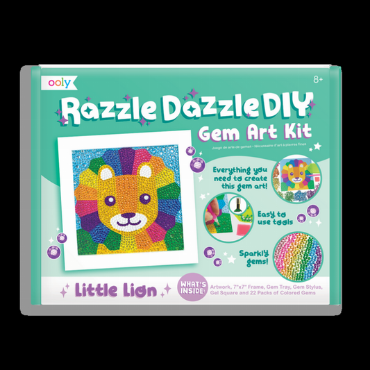 Razzle Dazzle D.IY. Gem Art Kit: Little Lion