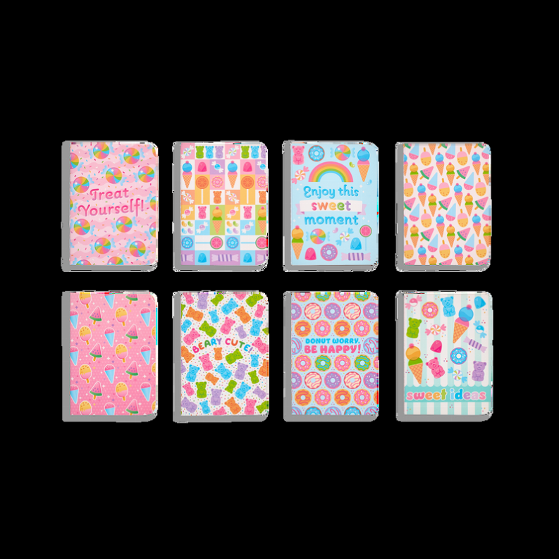 Mini Pocket Pal Journals: Sugar Joy - Set of 8 (3.5" x 5")
