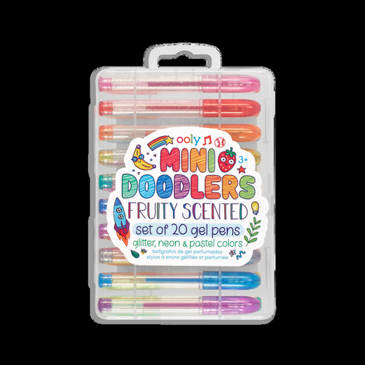 Mini Doodlers Fruity Scented Gel Pens - Set of 20