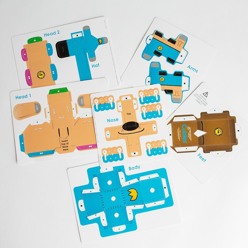 CUBLES Toy Building Set, 3D Puzzle Meets Origami Kit, STEM Toys