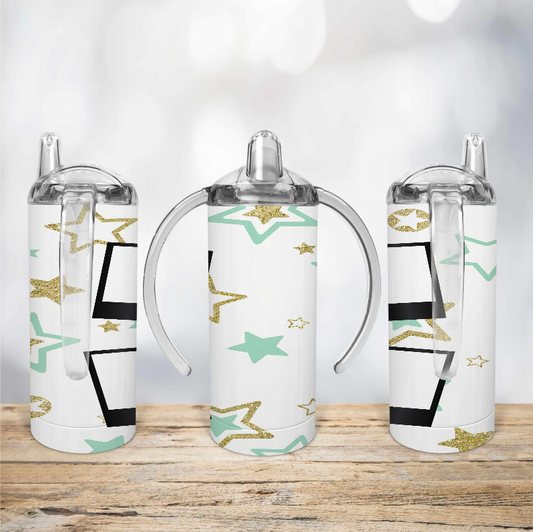 Stars/White Kid Sippy Cup