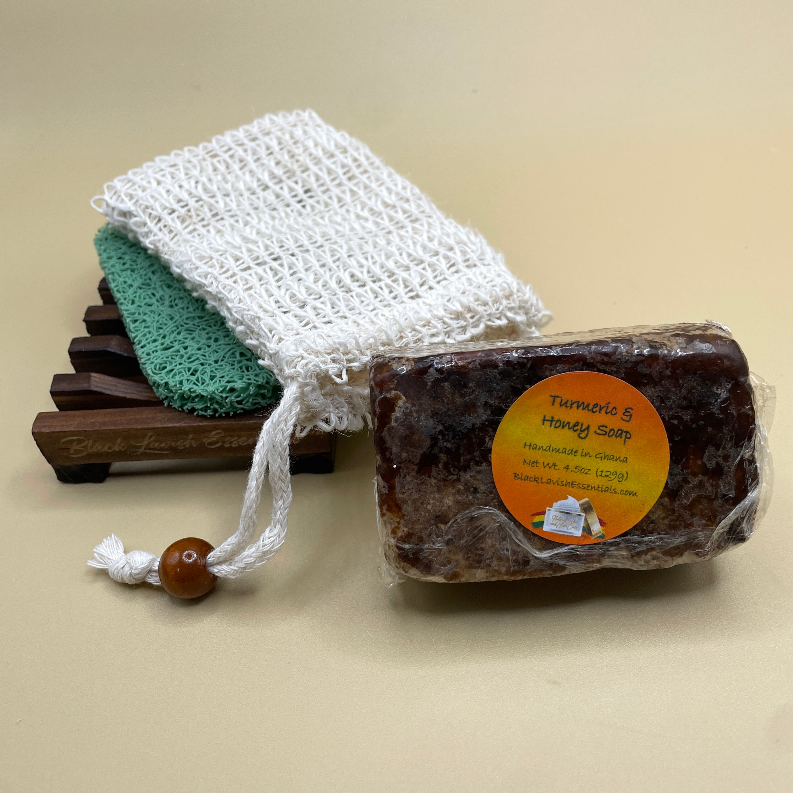Turmeric & Honey Black Soap Bundle