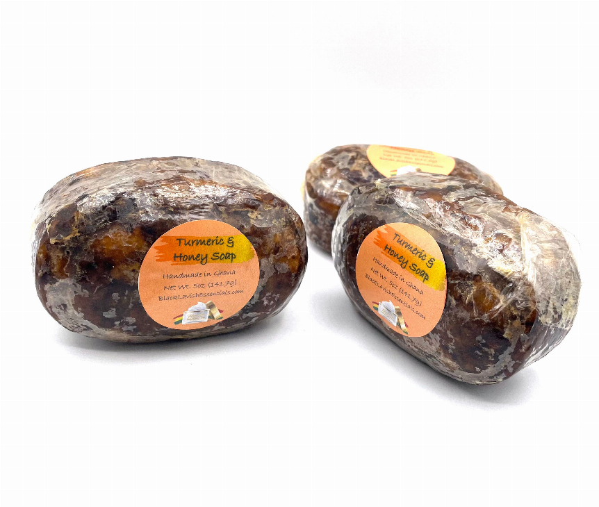 Turmeric & Honey Black Soap Bundle