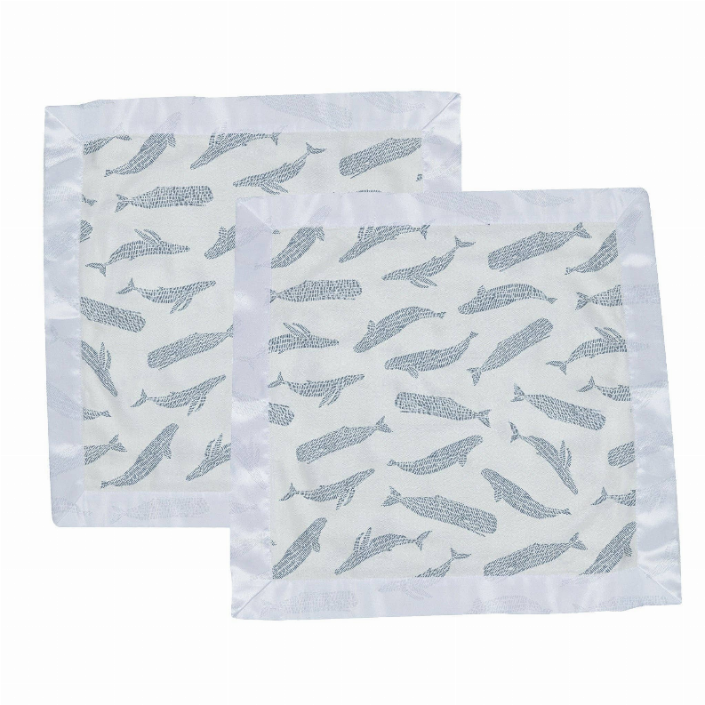 Shadow Whales Bamboo Newcastle Blankie