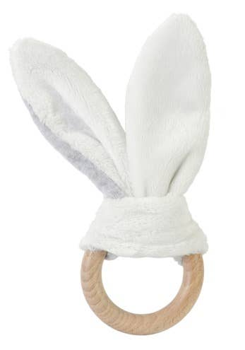 NC Bunny Wooden Teether by Happy Horse