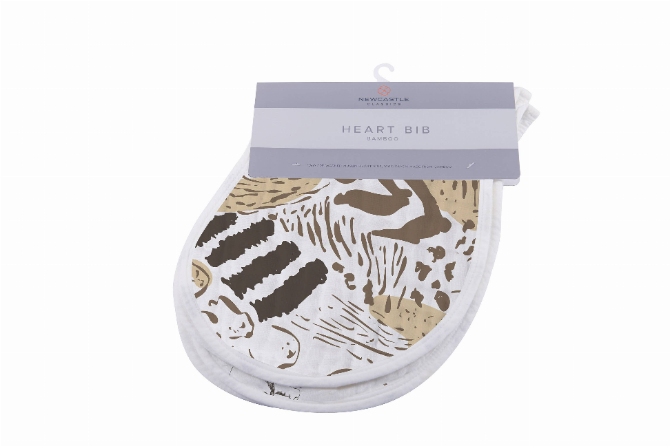 On The Savannah Heart Bibs