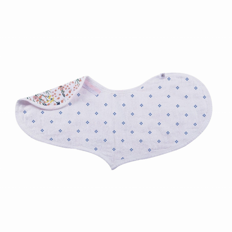 Wildflowers Bamboo Heart Bib