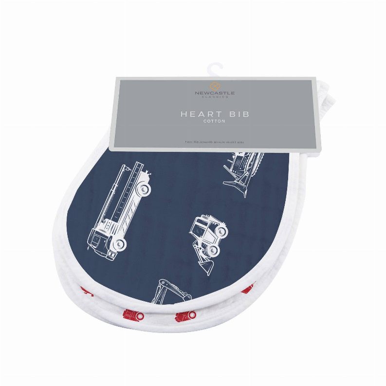 Things That Go Heart Bibs