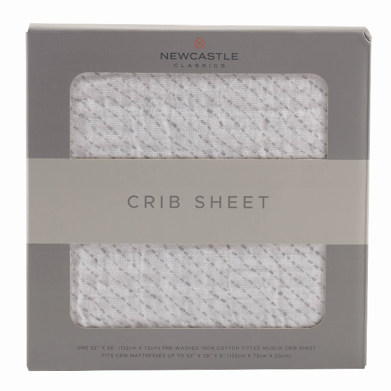 Spotted Wave Crib Sheet