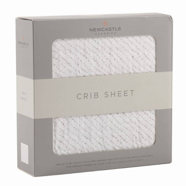 Spotted Wave Crib Sheet