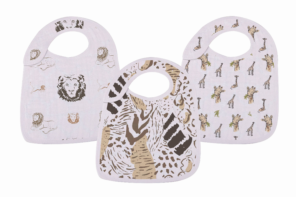 On The Savannah Snap Bibs