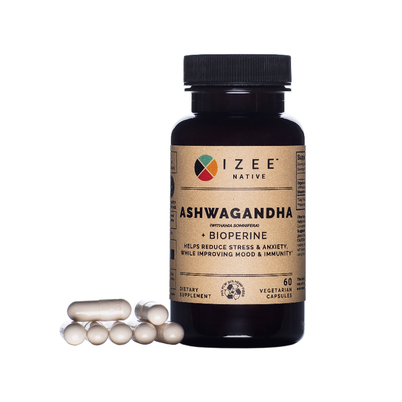 Ashwagandha + Black Pepper Capsules
