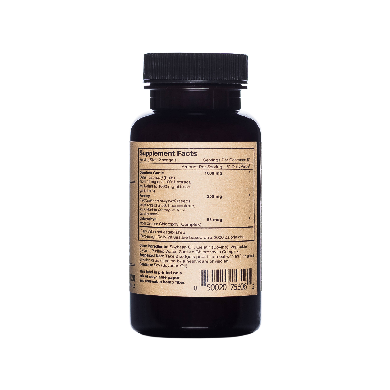 Odorless Garlic + Parsley Supplements