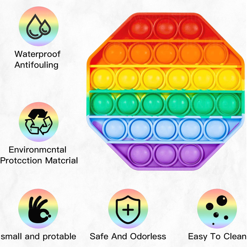 Octagon Shape Pop Bubble Fidget Toy