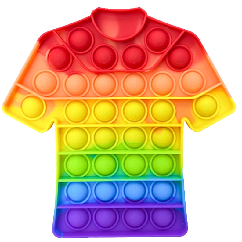 T-Shirt Pop It Fidget Anti-Stress Kids Toys