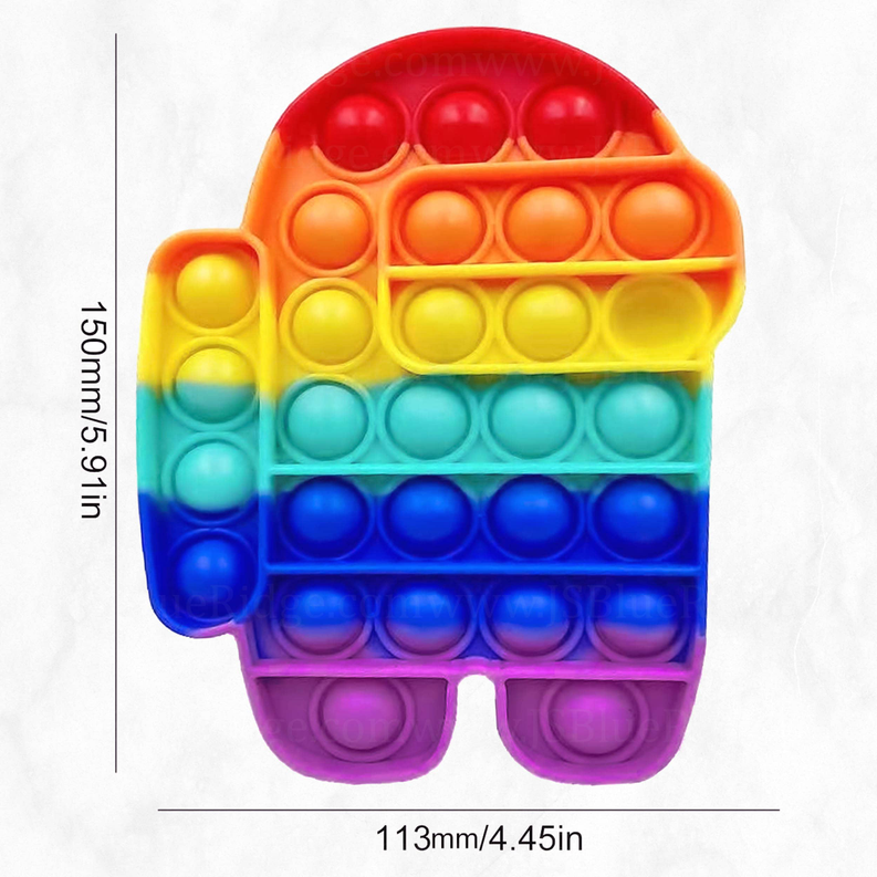 Pop it Bubble Popper Fidget Toys Space Cartoon