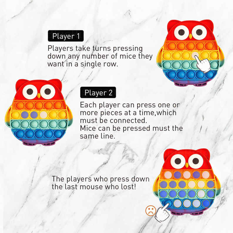 Owl Pop it Fidget Toys for Kids