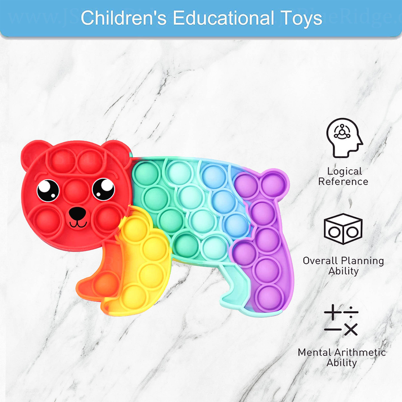 Zoo Animal Pop it Fidget Toys - Panda