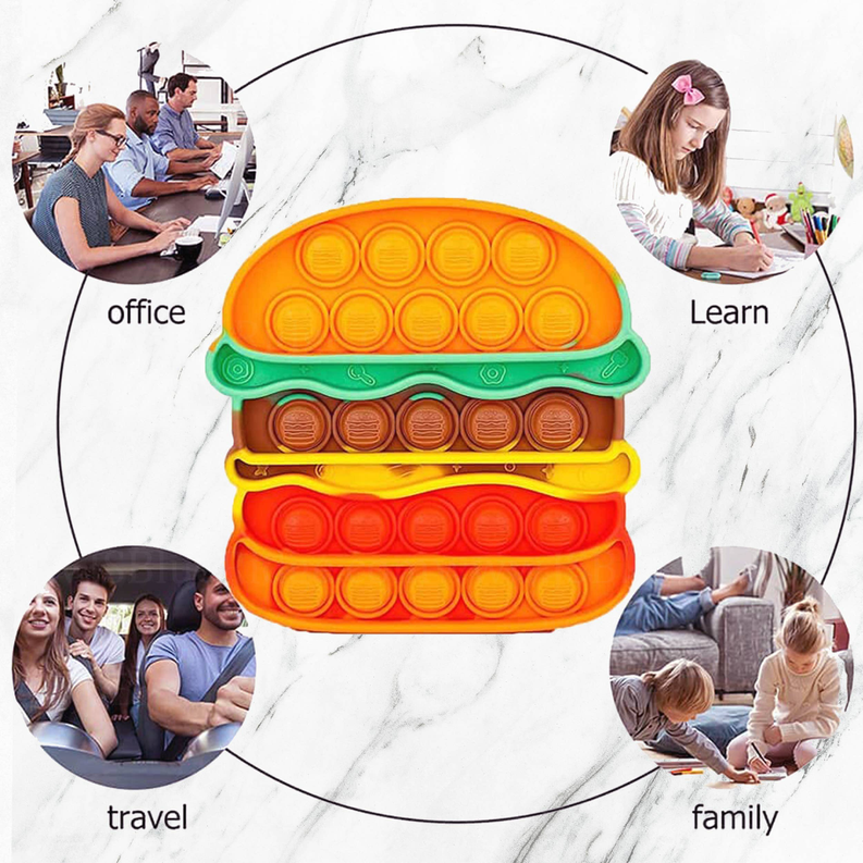 Pop it Fidget Toys Hamburger Toy