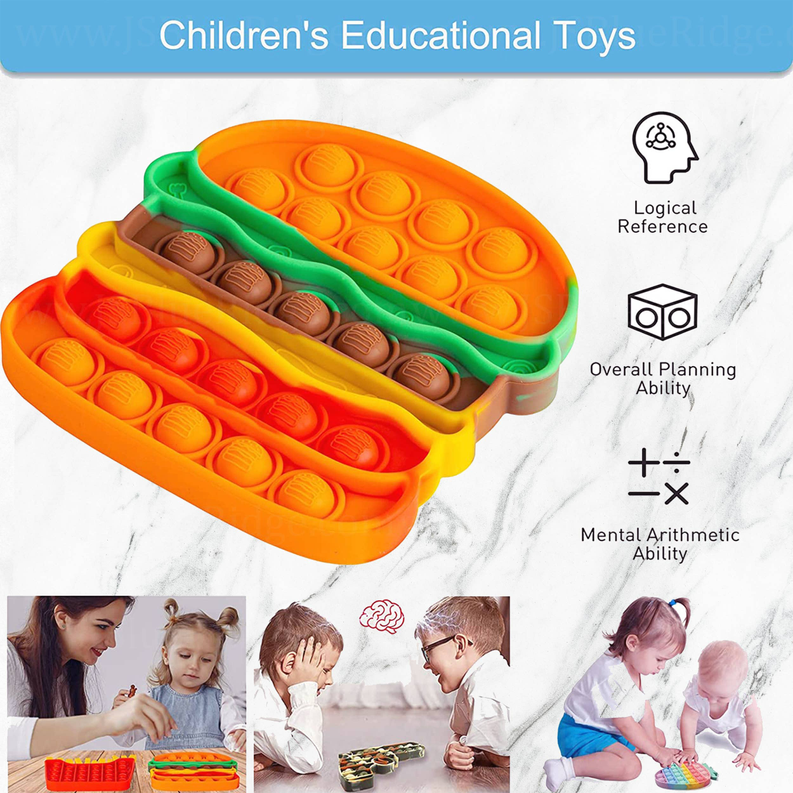 Pop it Fidget Toys Hamburger Toy