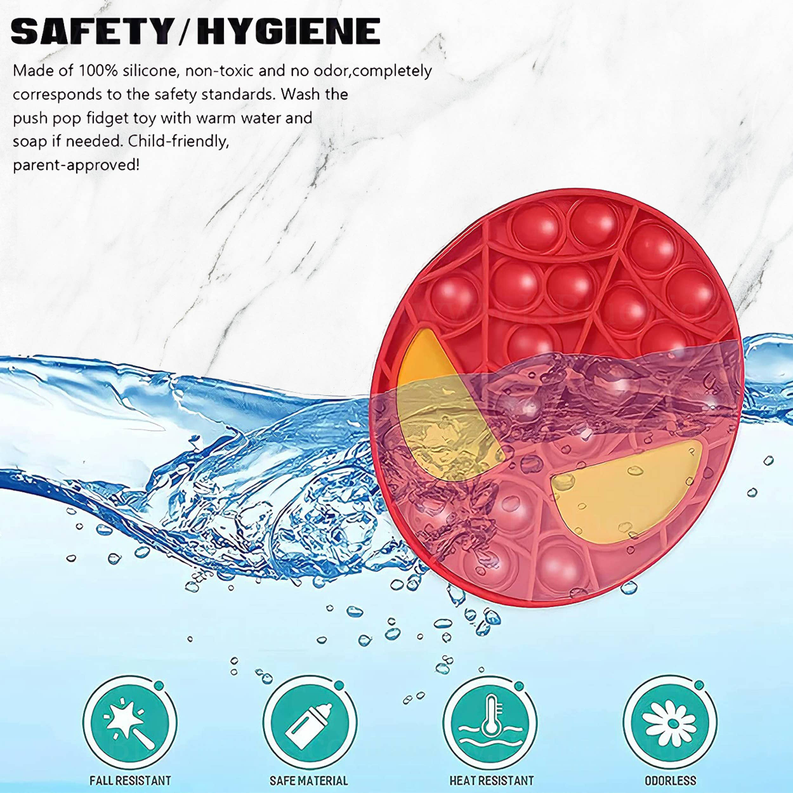 Spider Face Pop It Fidget Toys for Kids