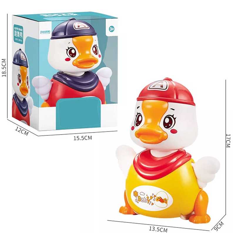 Swing Duck Toy with Light Effects Rotating Super Trick