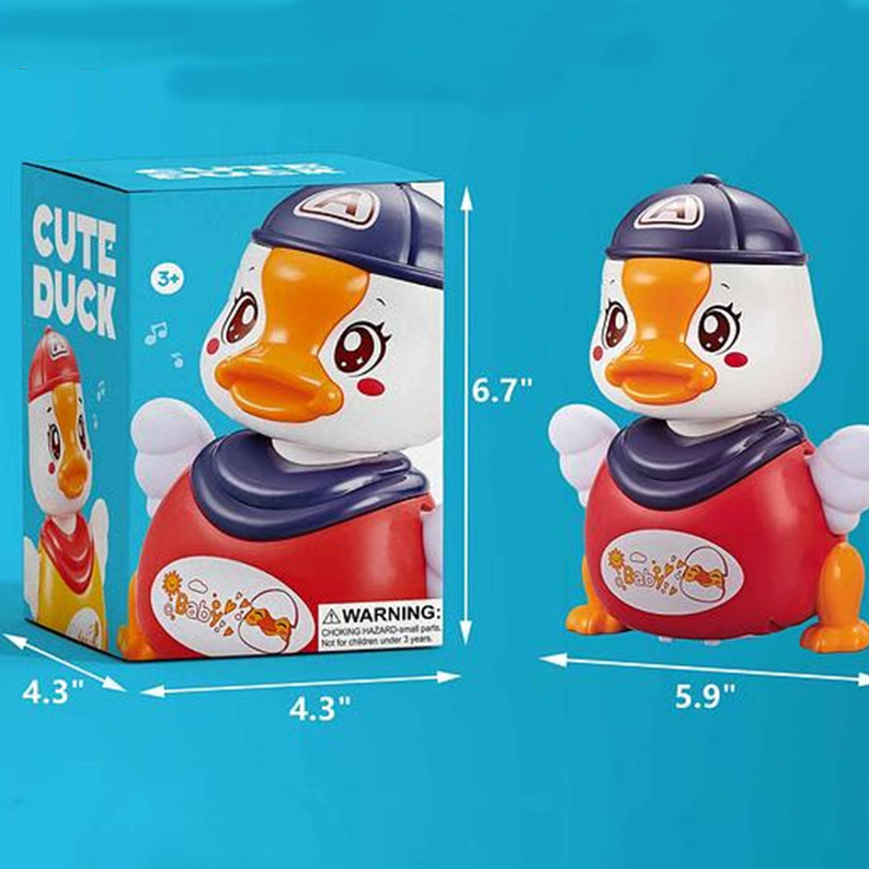 Swing Duck Toy with Light Effects Rotating Super Trick