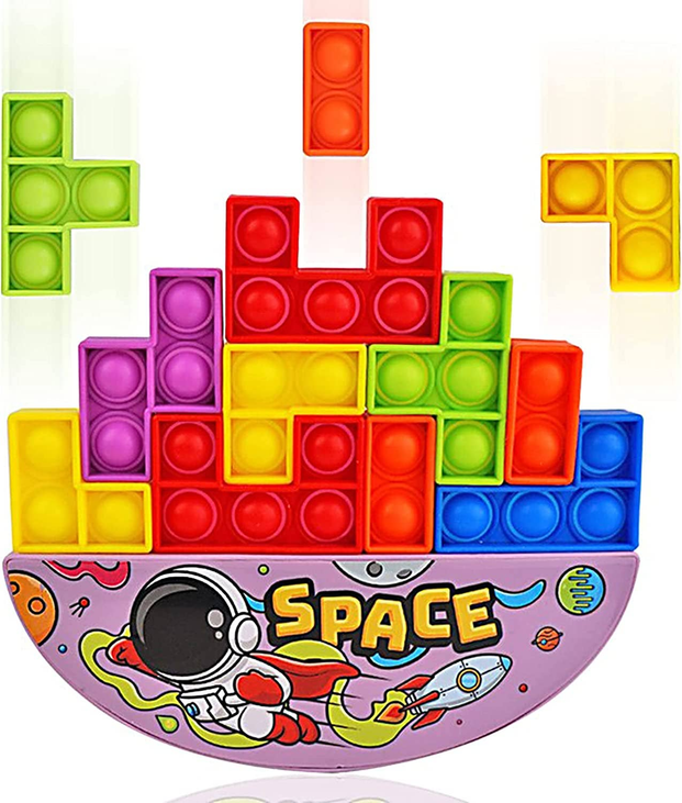 Pop Puzzle Fidget Toys Push it Pop Puzzle Game Set Toy